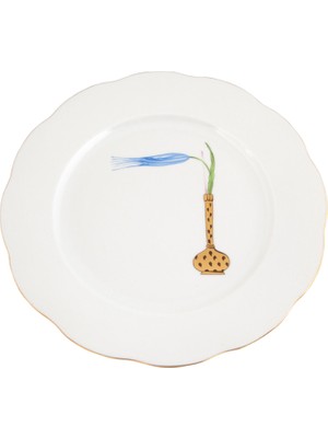 Herend Lale Desenli Porselen Yemek Tabağı 28.8 cm