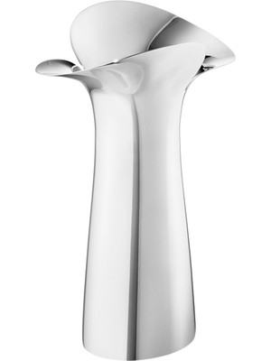 Georg Jensen Botanica Geometrik Formlu Çelik Vazo