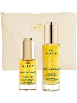Nuxe Super Serum [10] + Super Serum Eye 15 + Çanta Cilt Bakım Seti
