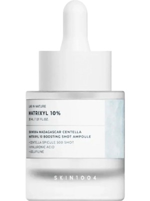 Skin1004 Madagascar Centella Matrixyl 10 Boosting Shot Ampoule Yaşlanma Karşıtı Cilt Serumu 30 ml