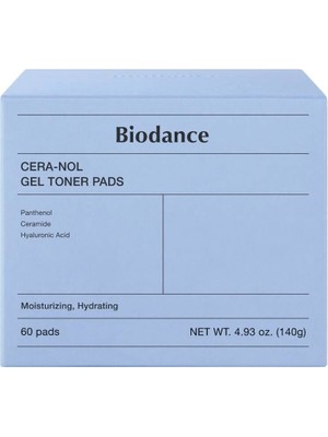 Biodance Cera-Nol Gel Toner Pads Nemlendirici 60'lı Tonik Ped