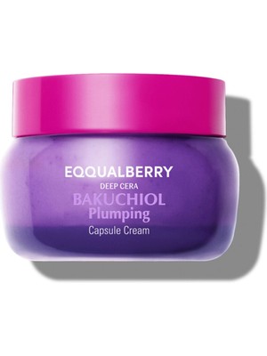 Eqqual Berry Bakuchiol Plumping Capsule Geniş Gözenek ve Sarkma Karşıtı Yüz Kremi 50 ml