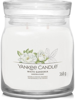 Yankee Candle White Gardenia Beyaz Çiçek Kokulu Mum 368 G