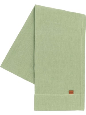 Barine Linen Su Yeşili Keten Runner 45 x 160 cm