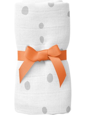 Itsy Bitsy Kids Bird Of Life Gri Dots Müslin Bebek Örtüsü 100 x 100 cm