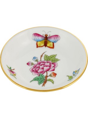 Herend Victoria Papillons Et Fleurs Desenli Porselen Tabak 7 cm