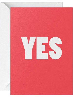 Nuuna Yes Zarflı Tebrik Kartı