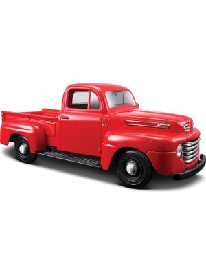 Maisto 1/25 1948 Model Ford F-1 Pickup Kırmızı Model Araba