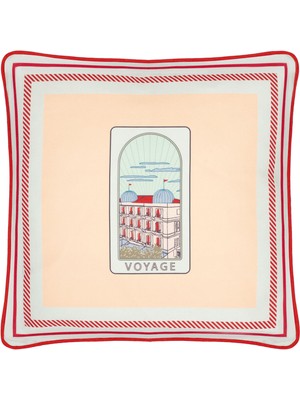 Gorgo Iruka Splendid Palas Renkli Sarı Kırlent 45 x 45 cm