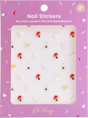 Oh Flossy Magic Garden Kız Çocuk Tırnak Sticker Seti