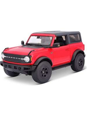 Maisto Ford Bronco Wildtrak 2021 1/18 Kırmızı Model Araba