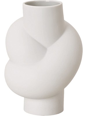 Rosenthal Node Beyaz Porselen Vazo 14 cm