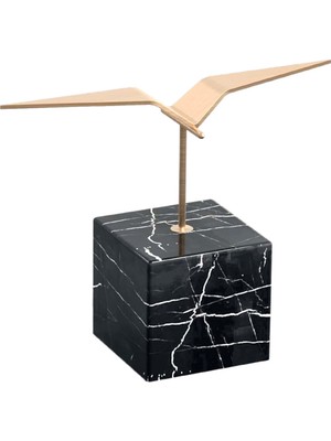 By Kepi Birds Mermerli Küçük Boy Dekoratif Obje