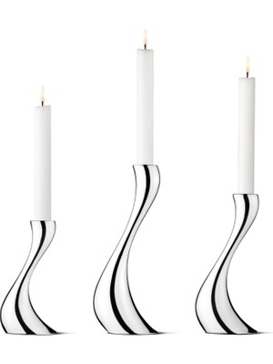 Georg Jensen Cobra 3lü Şamdan