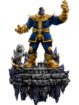 Marvel Limited Edition Deluxe Thanos Infinity Gauntlet Diorama Heykel