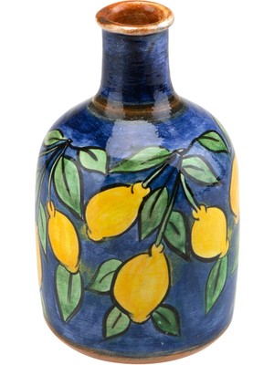 Feeling Good Inside Amalfi Coast Handmade Seramik Dark Blue Mini Vazo