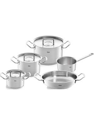 Fissler Original Profi Collection Metal Kapaklı 8 Parça Çelik Tencere Seti