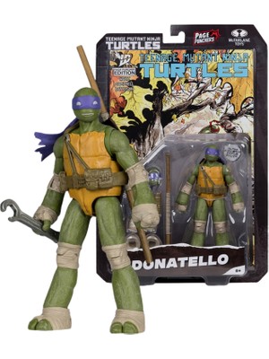 Teenage Mutant Ninja Turtles Donatello Page Punchers Aksiyon Figür + Çizgi Roman