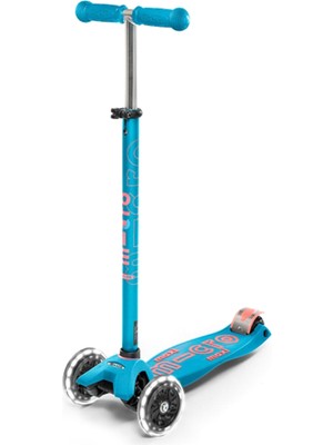 Micro Maxi Deluxe LED Aqua 3 Tekerlekli Çocuk Scooter