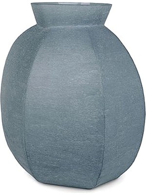Guaxs Karakol Round Indigo Cam Dekoratif Obje