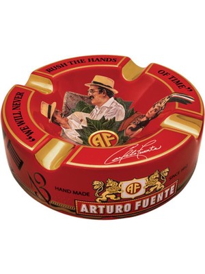 Arturo Fuente Journey El Yapımı Kırmızı Seramik Puro Küllüğü