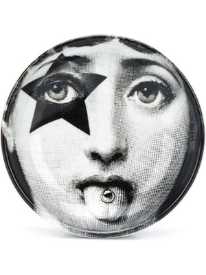 Fornasetti No 38 Yüz Baskılı Porselen Kül Tablası
