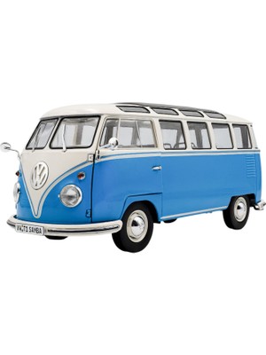 1:18 Solido 1962 Volkswagen T1 Samba Bus Açık Mavi Model Araba