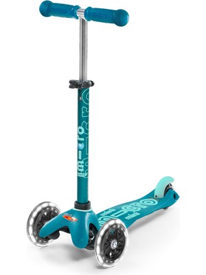 Micro Mini Deluxe LED Aqua Işıklı 3 Tekerlekli 2-5 Yaş Çocuk Scooter