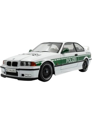 Solido 1991 Bmw E36 M3 Coupe Drift Polizei 1:18 Beyaz Model Araba