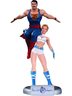DC COLLECTIBLES Bombshells Powergirl Superman Statue Heykel