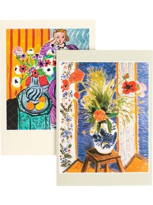 Caspari Matisse 8'li Kutulu Not Kartı ve Zarfı