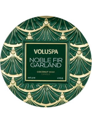 Voluspa Noble Fir Garland Mini Tin Mum