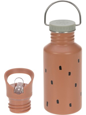 Lassig Happy Prints Caramel Çelik Çocuk Matara 500 ml