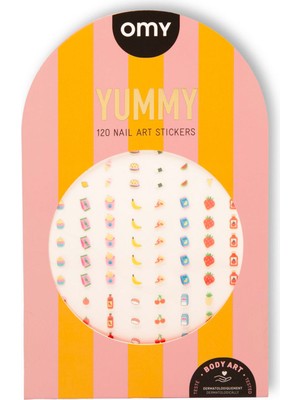 OMY Yummy Nail Art Kız Çocuk Tırnak Stickerı