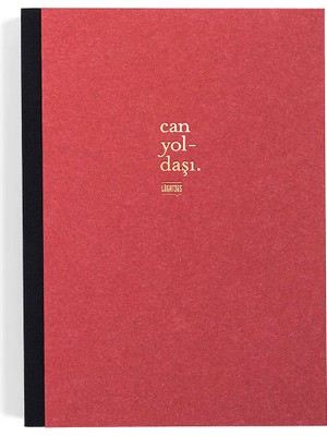 LUGAT365 x Karatis Can Yoldaşı 96 Yaprak Çizgisiz Defter