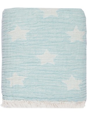 Barine Cuddling Star 4 Kat Müslin Mint Bebek Battaniyesi 75 x 145 cm