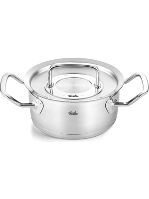 Fissler Original Profi Collection Metal Kapaklı Çelik Kısa Tencere 16 cm