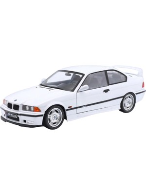 Solido 1:18 1995 Bmw E36 M3 Lightweight Coupe Plain Body Version Diecast Metal Minyatür Beyaz Model Araba