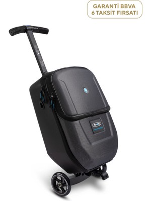 Micro Ride On 4.0 Bagaj Çantalı Katlanabilir Ayarlanabilir Gidonlu 3 Tekerlekli Yetişkin Scooter