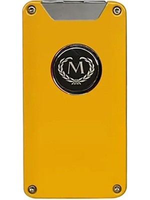 Myon Paris 2 Pürmüz Alev Pilli Şarjlı Sarı Puro Çakmağı