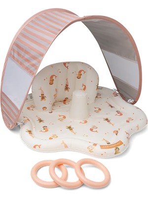Swim Essentials Mermaid Sırt Destekli ve Gölgelikli Bebek Oyun Matı 76 cm