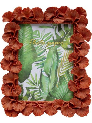 Kare Design Ginkgo Leaf Orange Fotoğraf Çerçevesi 20X24 cm