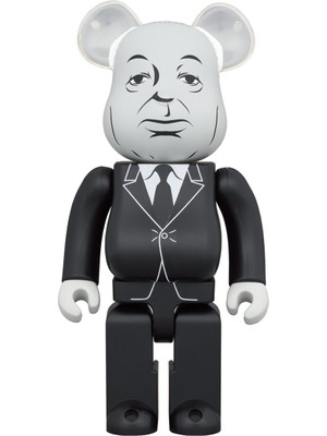 BearBrick Alfred Hitchcock Figür