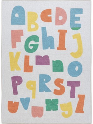 Itsy Bitsy Kids Alphabed Yıkanabilir Çocuk Halısı 120 x 160 cm