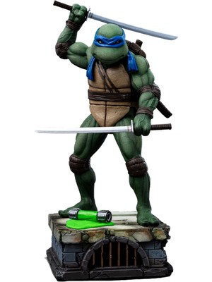 Ninja Turtles Teenage Mutant 1990 Leonardo 1/10 Art Scale Limited Edition Figür Heykel