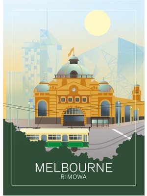 Rimowa Melbourne Landmark Sticker