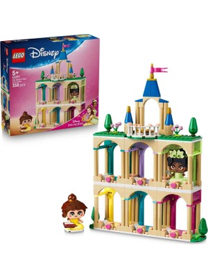 LEGO Disney Princess Şato ile Mini Belle ve Tiana 358 Parça 5+ Yaş Yapı Oyuncağı 43291