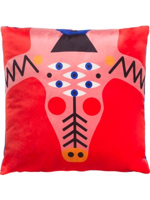 Qeeboo Oggian Crocopink Yastık 45X45 cm
