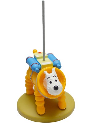 Moulinsart Tintin Milou Snowy Cosmonaut Resin Heykelcik