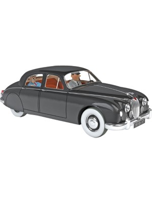 Tintin The Jaguar Mk1 La Mk1 De Dawson No.35 1/24 Scale Diecast Model Araç